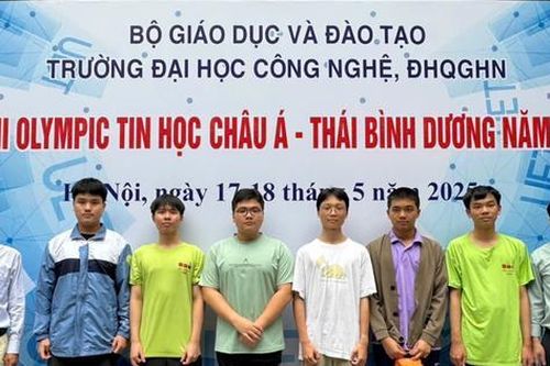 Việt Nam giành 6 huy chương tại Olympic Tin học Châu Á Thái Bình Dương