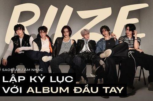 RIIZE lập kỷ lục mới với album đầu tay