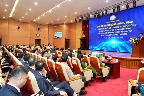 Ngành ngân hàng phát động 'Cả nước thi đua đổi mới sáng tạo và chuyển đổi số'