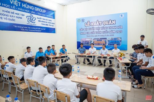 Các đội tuyển Việt Hùng Thanh Hóa xuất quân tham dự các giải bóng đá toàn quốc năm 2025