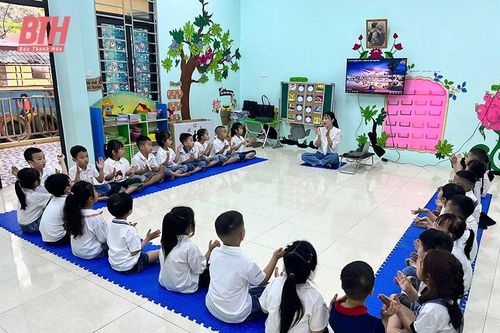 Trường Mầm non thị trấn Thọ Xuân nỗ lực xây dựng trường chuẩn quốc gia