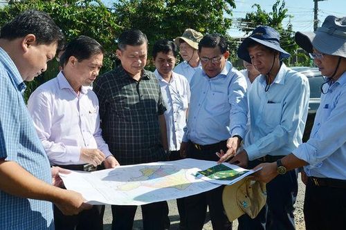 Lãnh đạo tỉnh An Giang và Kiên Giang khảo sát các tuyến đường giao thông kết nối 2 địa phương