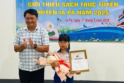 Ia Pa trao giải cuộc thi 'Giới thiệu sách trực tuyến' năm 2025
