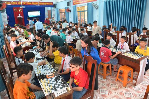 346 vận động viên tham gia giải cờ vua thiếu niên, nhi đồng tỉnh Khánh Hòa