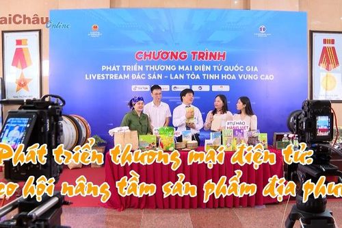 Phát triển thương mại điện tử - cơ hội nâng tầm sản phẩm địa phương