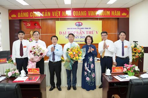 Đại hội Chi bộ Ban Tổ chức Tỉnh ủy lần thứ V, nhiệm kỳ 2025 – 2030