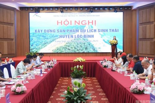 Hội nghị xây dựng sản phẩm du lịch sinh thái huyện Lộc Bình