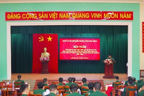 Bộ đội Biên phòng tỉnh Đắk Nông tổng kết 10 năm thực hiện Chỉ thị số 05