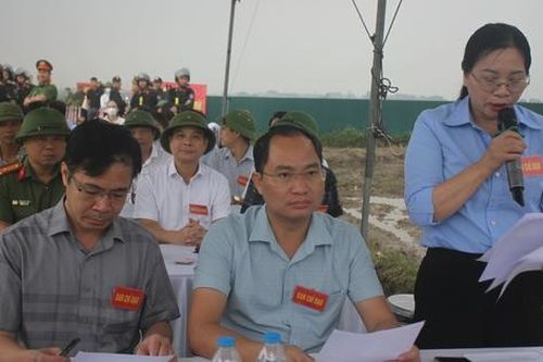 Tam Dương (Vĩnh Phúc): Cưỡng chế thu hồi đất thực hiện dự án Cụm công nghiệp Hoàng Lâu