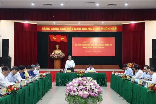 Tổng Bí thư Tô Lâm làm việc với Ban Tổ chức Trung ương
