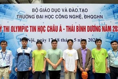 6/6 học sinh Việt Nam đạt huy chương tại Olympic Tin học Châu Á - Thái Bình Dương 2025