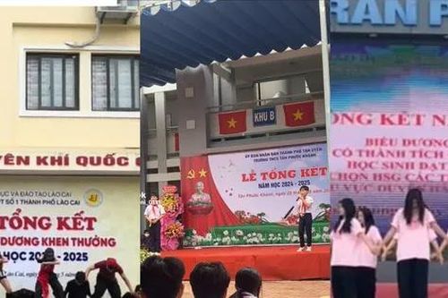 Những tiết mục viral trong lễ tổng kết năm học 2024 - 2025 của hội teen cuối cấp