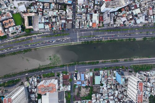 Cận cảnh khu vực làm dự án 3.700 tỷ nối 3 quận của TP.HCM