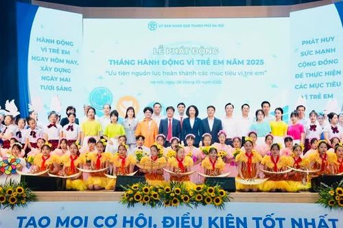 Hà Nội phát động Tháng hành động vì trẻ em năm 2025