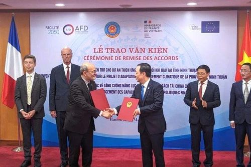 Pháp và EU hỗ trợ Ninh Thuận tăng cường khả năng thích ứng với biến đổi khí hậu