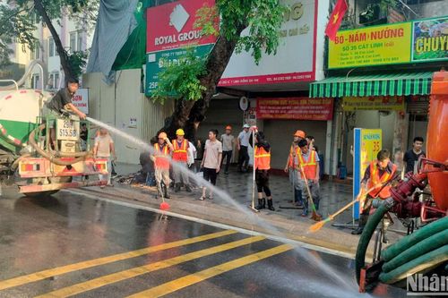 Kiểm soát hoàn toàn hiện tượng trào bùn trong quá trình thi công tuyến đường sắt Nhổn-ga Hà Nội