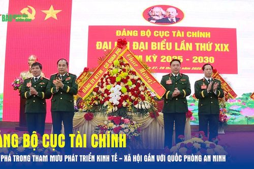 Đảng bộ Cục Tài chính: Đột phá trong tham mưu phát triển kinh tế - xã hội gắn với quốc phòng an ninh