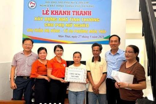 Khánh thành nhà tình thương cho phụ nữ nghèo tại quận Sơn Trà