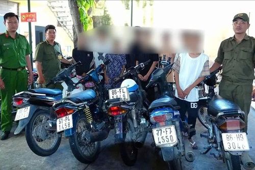 Nhóm trẻ vị thành niên trộm cắp hàng loạt xe máy