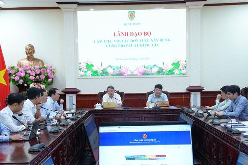 Quyết tâm cao, nỗ lực lớn, sớm đưa Cổng Pháp luật quốc gia vào hoạt động