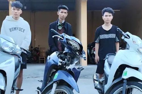 7 thanh thiếu niên sa lưới trong đường dây trộm cắp xe máy liên tỉnh