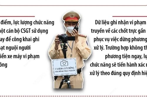 Công an Hà Nội triển khai hơn 20 điểm ghi hình phạt nguội