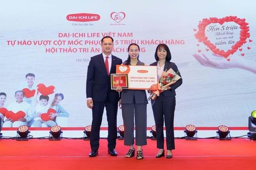 Dai-ichi Life Việt Nam vượt cột mốc phục vụ 5 triệu khách hàng