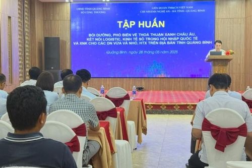 Quảng Bình tổ chức tập huấn về Thỏa thuận xanh châu Âu