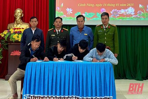 Hiệu quả phong trào 'Toàn dân bảo vệ an ninh Tổ quốc' ở thị trấn Cành Nàng