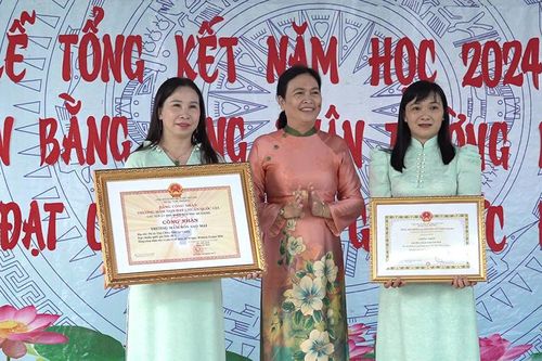 Nhiều trường học ở TX. Tân Châu tổng kết năm học