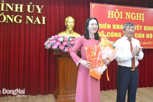 Đồng chí Nguyễn Thị Thu Vân làm Phó bí thư chuyên trách Đảng ủy các cơ quan Đảng tỉnh
