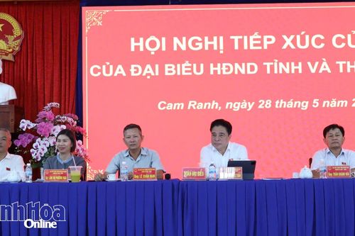 Đại biểu HĐND tỉnh Khánh Hòa tiếp xúc cử tri phường Ba Ngòi (TP. Cam Ranh)