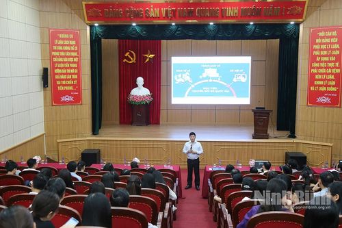 Lớp bồi dưỡng ứng dụng công nghệ AI trong giảng dạy, nghiên cứu khoa học, học tập và công tác bảo vệ nền tảng tư tưởng của Đảng