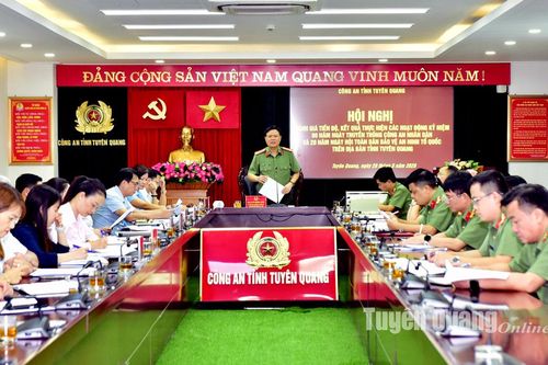 Phối hợp hiệu quả tổ chức hoạt động kỷ niệm 80 năm ngày truyền thống CAND Việt Nam
