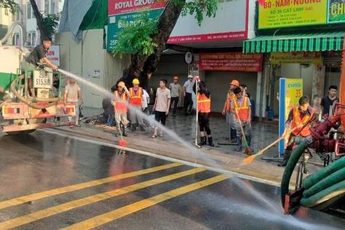 Khắc phục xong bùn phun trào tại dự án metro Nhổn - ga Hà Nội