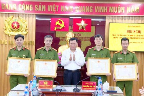 Phá nhiều vụ án lớn, Công an tỉnh Thanh Hóa được tặng thưởng xứng đáng, kịp thời
