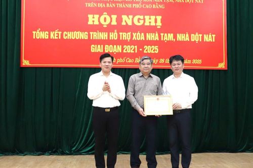 Giai đoạn 2021 - 2025, Thành phố hỗ trợ 262 hộ gia đình xây mới, sửa chữa nhà ở