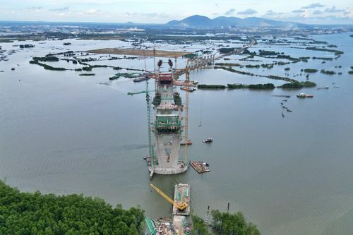 Diện mạo cầu có nhịp chính dài nhất Đông Nam Á sau gần 2 năm thi công