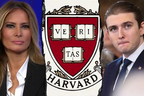 Bà Melania bác tin ông Trump 'đánh' Harvard vì con trai Barron không được nhận