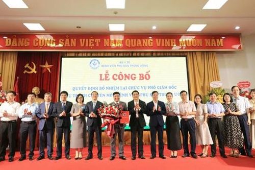 Bổ nhiệm lại PGS.TS Vũ Văn Du làm Phó Giám đốc chuyên môn BV Phụ sản Trung ương