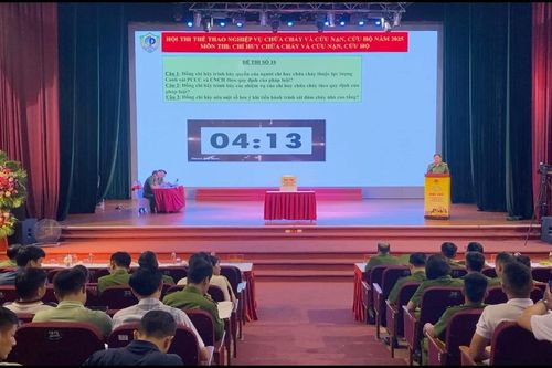 Sôi nổi Hội thao nghiệp vụ chữa cháy và cứu nạn, cứu hộ toàn quốc năm 2025