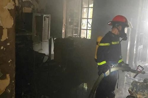 Hải Phòng: cháy trụ sở hành chính công trên phố Đinh Tiên Hoàng