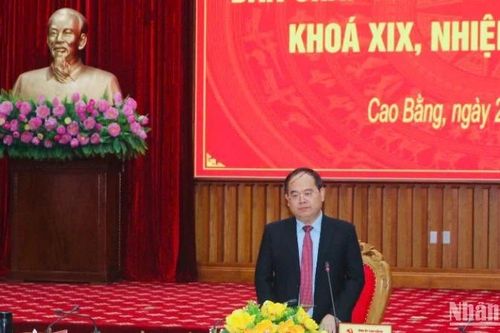 Cao Bằng bầu bổ sung 2 đồng chí Phó Bí thư Tỉnh ủy