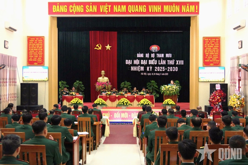 Đảng bộ Bộ Tham mưu, Binh chủng Tăng thiết giáp tổ chức Đại hội