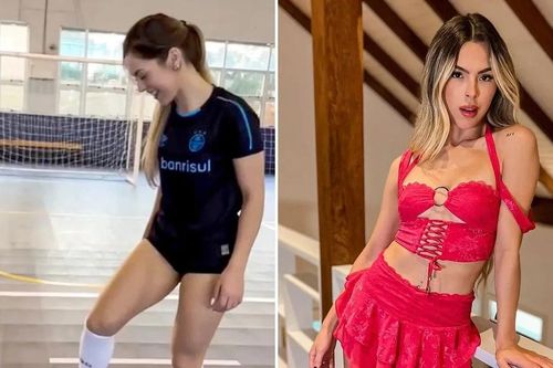 Nữ cầu thủ futsal nóng bỏng trở thành hiện tượng mạng tại Brazil