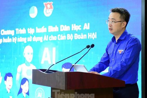 Hơn 500 điểm cầu lan tỏa Bình dân học AI cho thanh niên