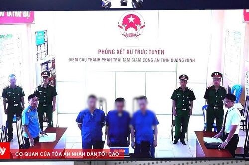 TAND TP Cẩm Phả xét xử trực tuyến các vụ án ma túy