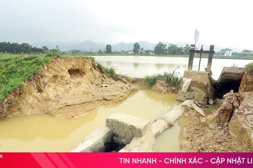 Lo lắng khi đập Hà chưa được khắc phục sau sạt lở