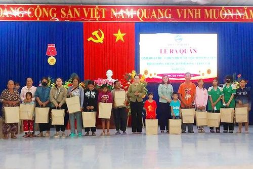 Ra quân sinh hoạt hè - Chiến dịch mùa hè tình nguyện tại TX. Tịnh Biên