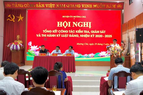 Mường Chà tổng kết công tác kiểm tra, giám sát và thi hành kỷ luật Đảng
